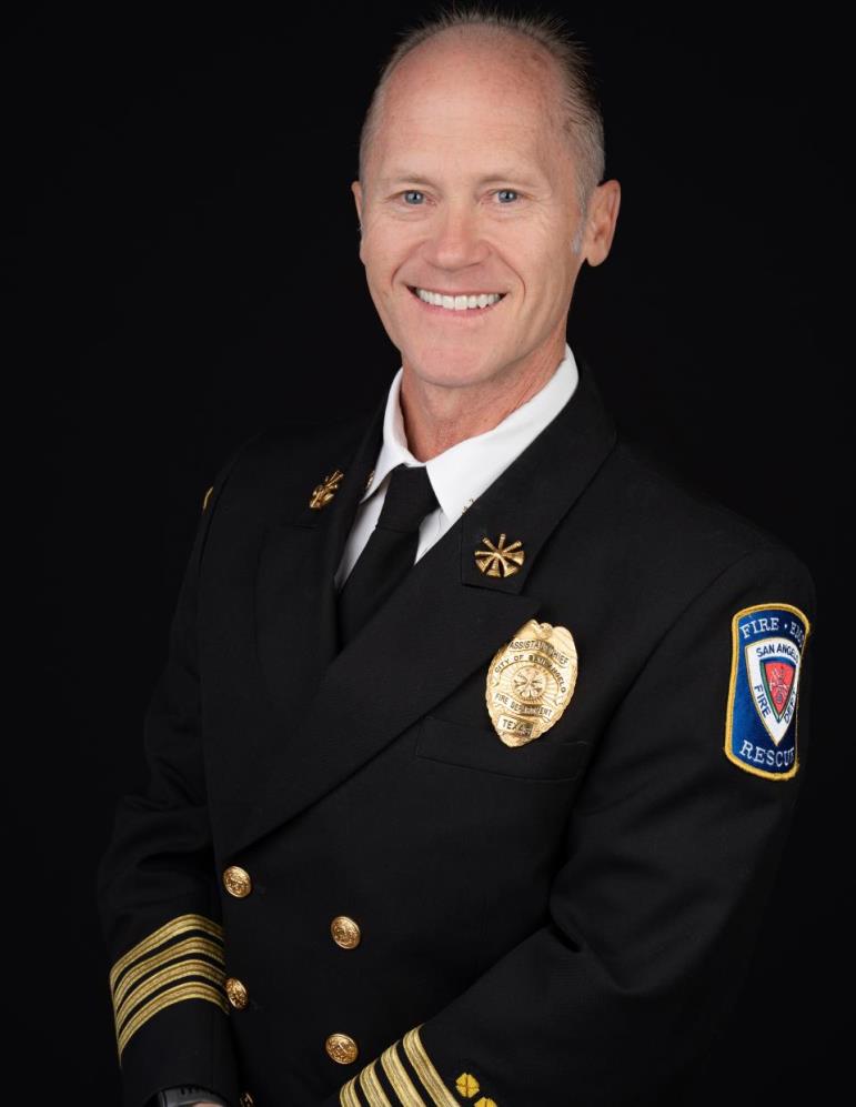 Headshot of Assistant Fire Chief Johnny Fisher
