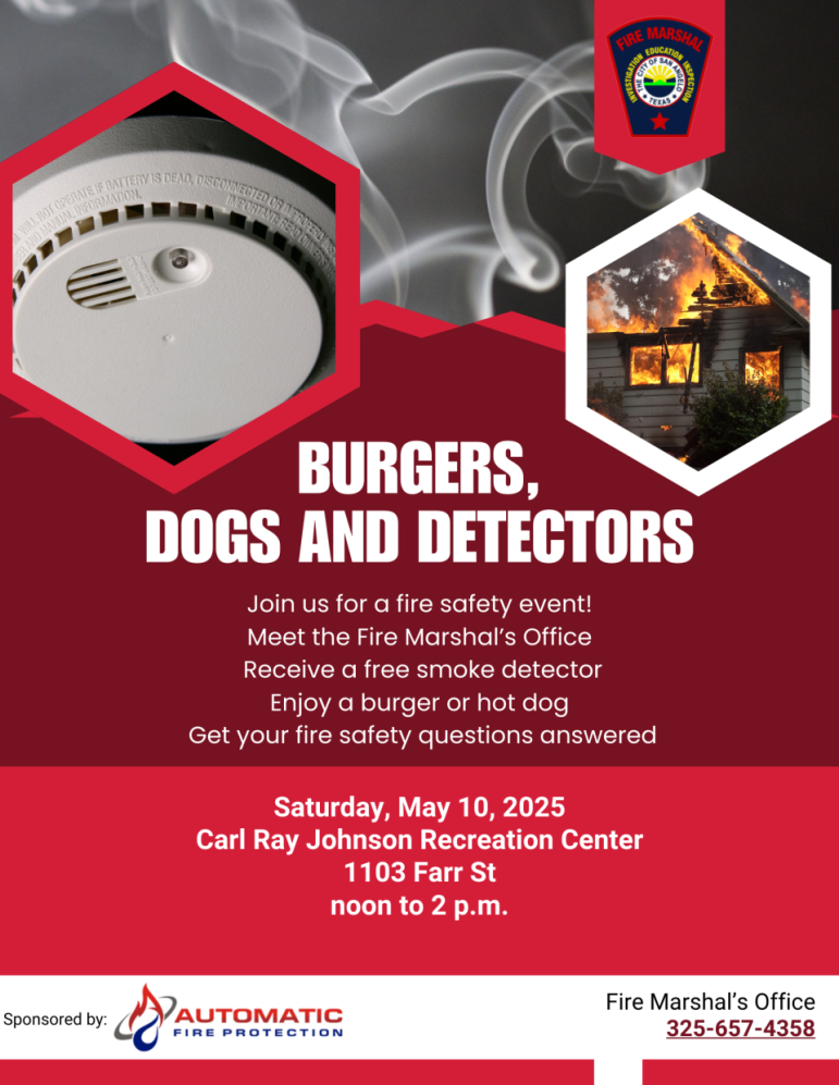 Fire Marshal Flyer May 2025